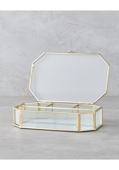 English Home Manny Cam Dekoratif Kutu 24x15,5x5,5 Cm Gold