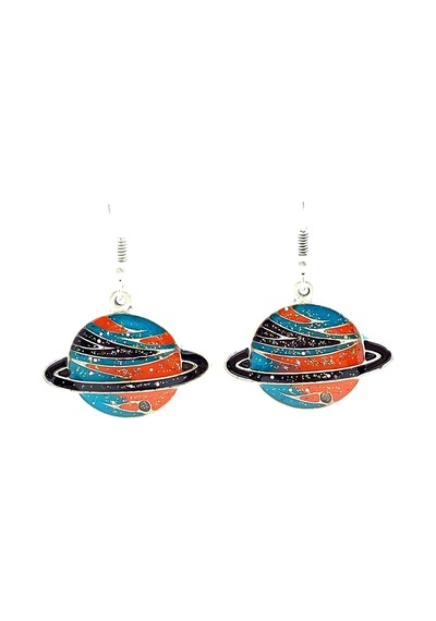Sallantılı Satürn Küpe Bck11