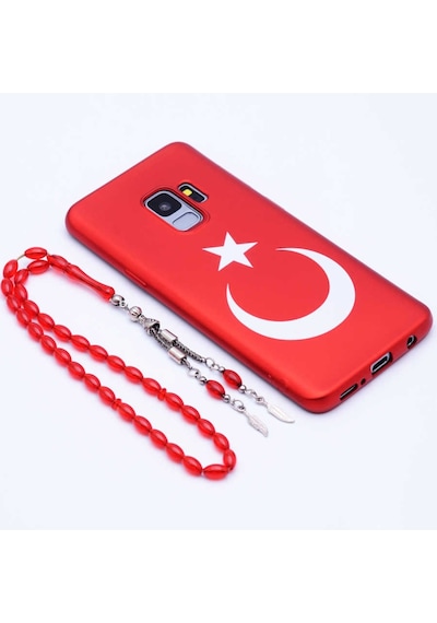 Samsung Uyumlu Galaxy S9 Kılıf Zore Bayrak Silikon