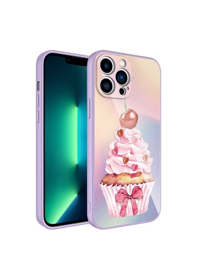 Apple Uyumlu iPhone 13 Pro Kılıf Kamera Korumalı Desenli Sert Silikon Ka