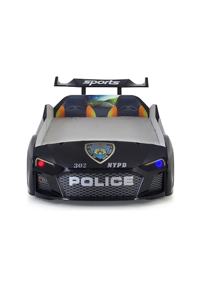 Polis Arabalı Yatak V12 Audi Işıklı Full Plastik