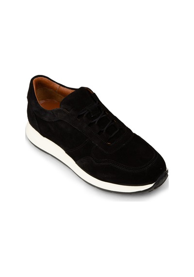 Deery Erkek Hakiki Süet Siyah Sneaker Ayakkabı - E8210msyhe02 Siyah