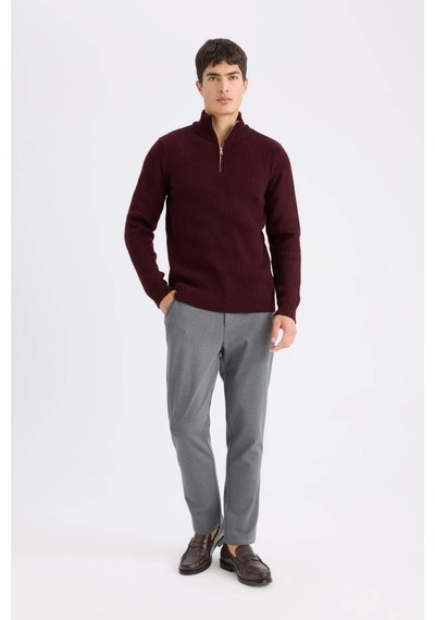 DeFacto Tailored Regular Fit Normal Kesim Kumaş Pantolon Basic Düz Cepli D9084AX24WNAR167