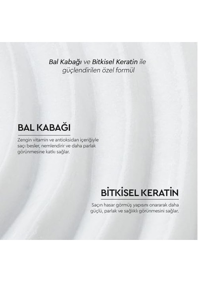 Onarıcı & Güçlendirici Bakım - Balkabağı Ve Bitkisel Keratin İçeren Bitkisel Saç Kremi