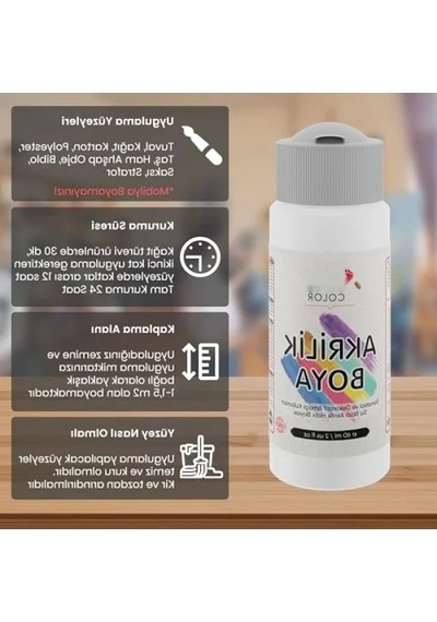 Pastel Renk Akrilik Boya Seti - 12'li 60ml 0.2 L