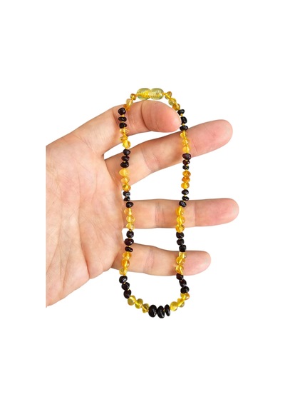 Damla Kehribar Bebek Kolyesi Lt1413