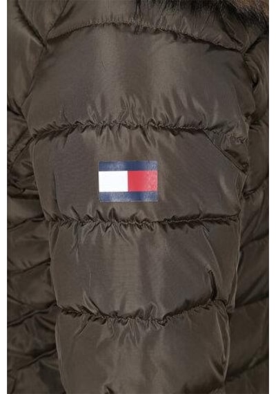 Tommy Hilfiger Kadın Mont Yeşil Yeşil