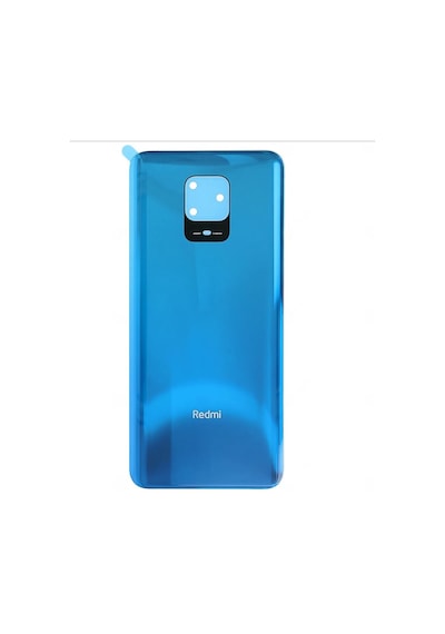 Xiaomi Redmi Note 9 Pro Mavi Arka Pil Kapağı Batarya Kapağı Mavi