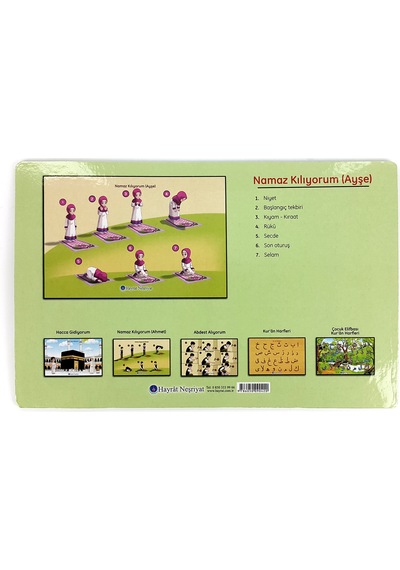 Namaz Kılıyorum Ayşe Yapboz-1126