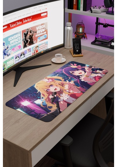 Oshi No Ko Anime V5 - 70x30 Xl Gaming Kauçuk Kaymaz Taban Mouse Pad Fare Altlığı