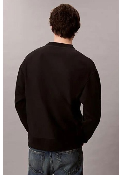 Calvin Klein Erkek Sweatshirt Siyah