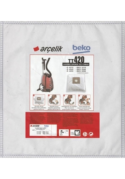 Bez Torba Arçelik Uyumlu-beko Tt420 Jaguar Microban 5 Li