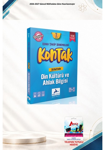 2026-2027 Paraf Yayınları 7. Sınıf Kontak Din Kültürü Konu Takip Denemeleri