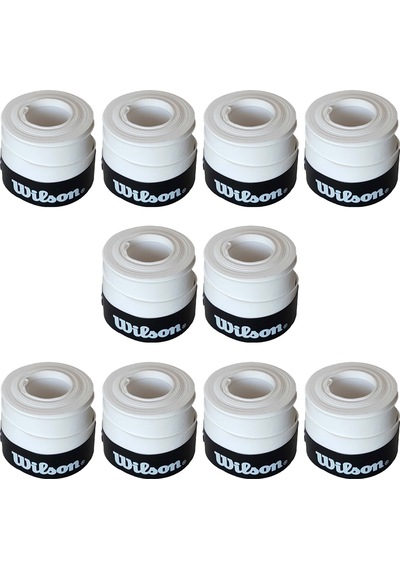 Wilson Comfort Bowl O'grips 10 Adet Grip Tenis Gribi Beyaz