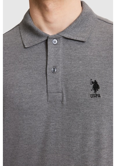 U.S. Polo Assn. U.s. Polo Assn. Erkek Antrasit Melanj Tişört Basic 50322314-vr081