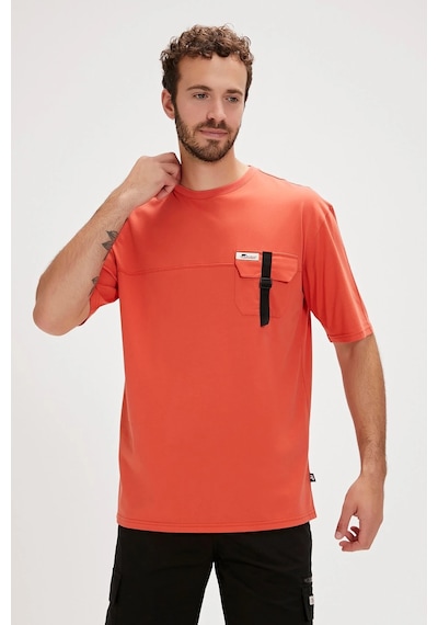 Bad Bear Clıfford T-shırt Turuncu Erkek Tshirt Siyah