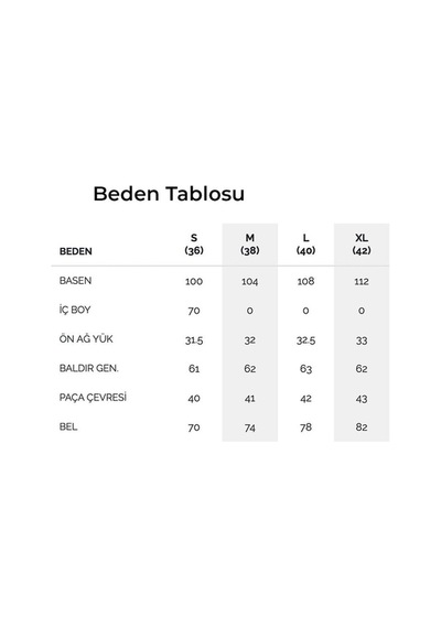 Setre Bej Asimetrik Kapama Belden Lastikli Pantolon