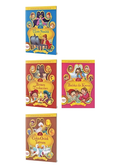 Çocuklar İçin Dünya Klasikleri 4 Kitap