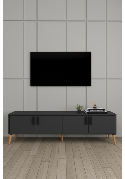 Lüks Yemek Odası Takımı 3 Parça %100 Mdf Konsol Yemek Masası Tv Ünitesi Yt03 Antrasit Lüks Yemek Odası Takımı 3 Parça %100 Mdf Konsol Yemek Masası Tv Ünitesi Yt03 Antrasit