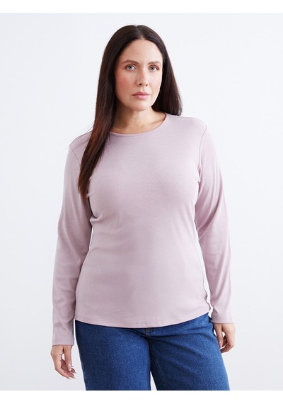 Lcw Everyday Lila Bisiklet Yaka Kadın Body