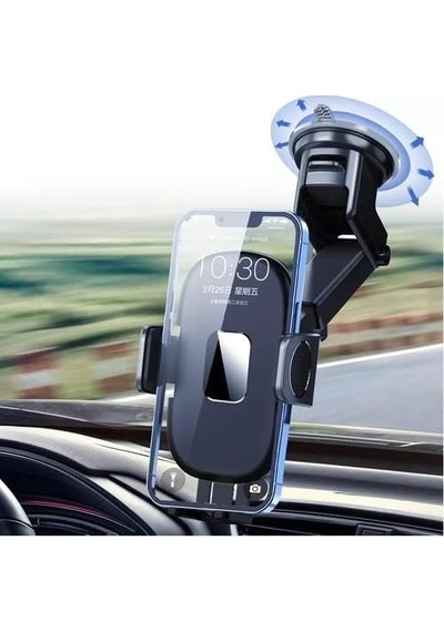 Tr Htt-53 Otomatik Klipsli Araba Telefon Tutucu Ayarlanabilir Cam Ve Torpido Için Yüksek Kalite Tutucu Genel