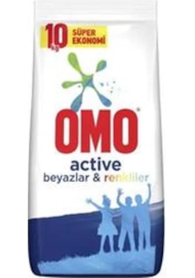 Omo Active Beyazlar ve Renkliler İçin 10 KG Toz Çamaşır Deterjanı