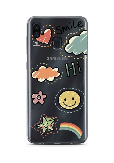 Samsung Galaxy Uyumlu A20/a30 Desen222 Çok Renkli