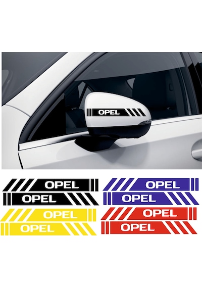 Opel Vivaro Yan Dikiz Aynası Şerit Sticker Araca Özel