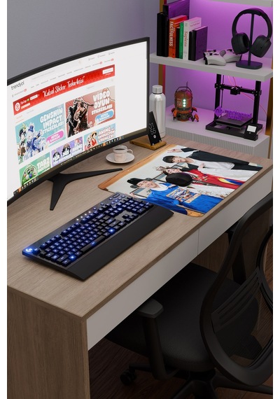 Mr Plankton K Drama Kdrama V3 48x40 Xl Gaming Kauçuk Kaymaz Taban Mouse Pad Fare Altlığı