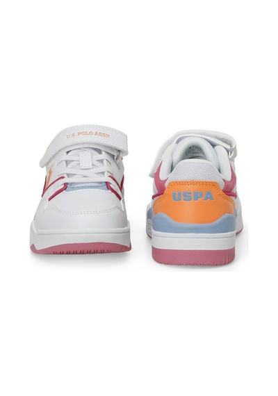 U.s. Polo Assn. Martell Jr 5fx Beyaz Kız Çocuk Sneaker Beyaz-turuncu Beyaz - Turuncu U.s. Polo Assn. Martell Jr 5fx Beyaz Kız Çocuk Sneaker Beyaz-turuncu Beyaz - Turuncu