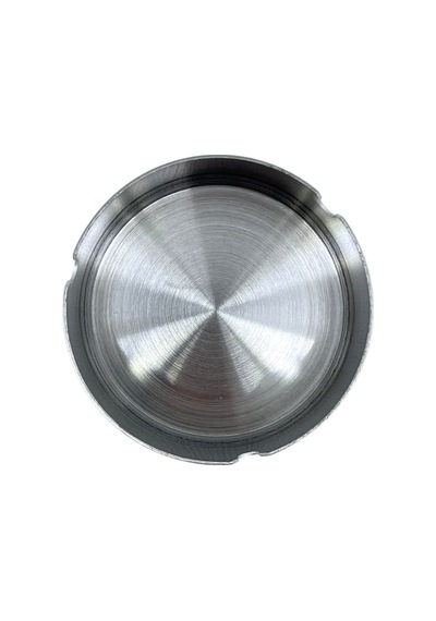 Paslanmaz Çelik Yuvarlak Metal Küllük - Lüks Fırçalanmış Tasarım 10 Cm