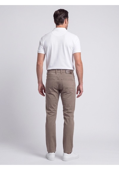 Bej Regular Fit Erkek Chino Pantolon Toupe