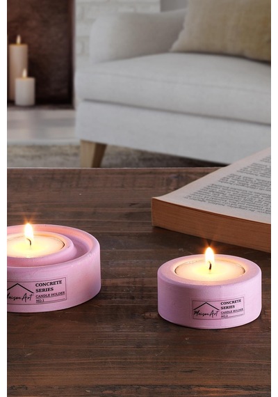 Holder 2'li Set Mumluk Tea Light Mumluk Seti Dekoratif Şamdan Mumluk 001