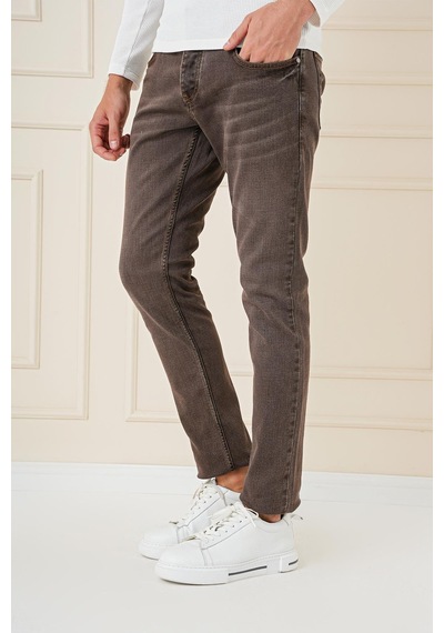 Efor Denim Pnt 126 Moka Jean Pantolon Kahverengi