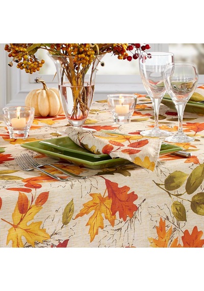 Elrene Home Fashions Sonbahar Yaprakları Sonbahar Baskılı Masa Örtüsü, Resmi Veya Günlük Kullanım İçin Tatil Masa Örtüsü, 152 Cm X 259 Cm Dikdörtgen/dikdörtgen Çok Renkli Elrene Home Fashions Sonbahar Yaprakları Sonbahar Baskılı Masa Örtüsü, Resmi Veya Günlük Kullanım İçin Tatil Masa Örtüsü, 152 Cm X 259 Cm Dikdörtgen/dikdörtgen Çok Renkli