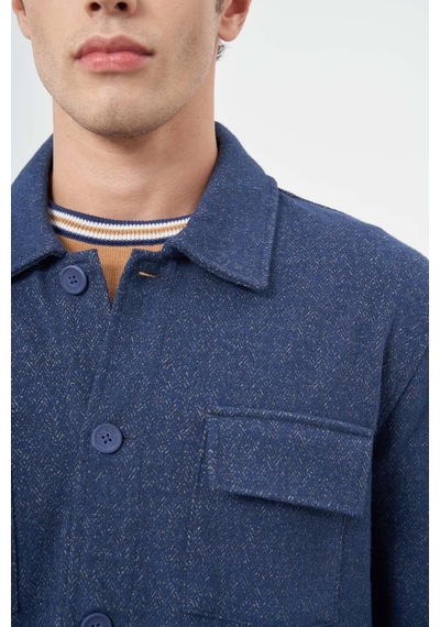 İmza Lacivert Örme Polo Yaka Jakarlı Desen Yırtmaçsız Astarsız Slim Fit Classic Mont 1007245161 Lacivert İmza Lacivert Örme Polo Yaka Jakarlı Desen Yırtmaçsız Astarsız Slim Fit Classic Mont 1007245161 Lacivert