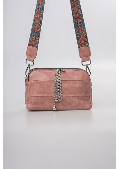 Ççs 18261 Kadın Çapraz Askılı Çanta Pembe