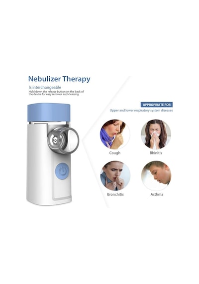 Medikaltec Air Pro 3 Nebulizator El Tipi Mini Mobil Şarjlı Nebülizator Sessiz Mesh Mobil Nebül Yeni