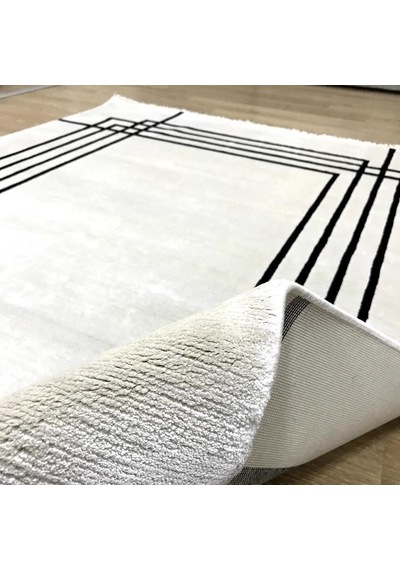 Hoom Rugs Casa 6004 Modern Salon Halısı Beyaz