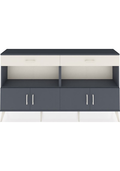 Arges Konsol 2 Raflı 2 Çekmeceli 4 Kapaklı 176x30x99 Antrasit-ant Antrasit-antrasit/aytaşı Arges Konsol 2 Raflı 2 Çekmeceli 4 Kapaklı 176x30x99 Antrasit-ant Antrasit-antrasit/aytaşı