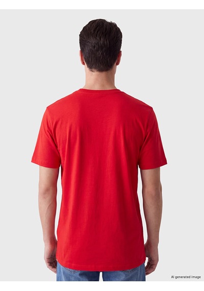 Lcwaıkıkı Classic Kırmızı Regular Fit İnce Kumaş Tişört /03
