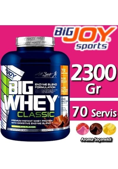Bigjoy Sports Big Whey Classic Whey Protein Tozu 2448 Gr 4 Aroma