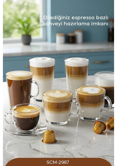 Sinbo Scm-2987 Espresso Kahve Makinesi Gri