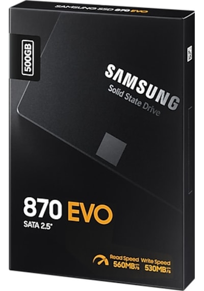 Samsung 870 Evo MZ-77E500BW 2.5" 500 GB SATA 3 SSD