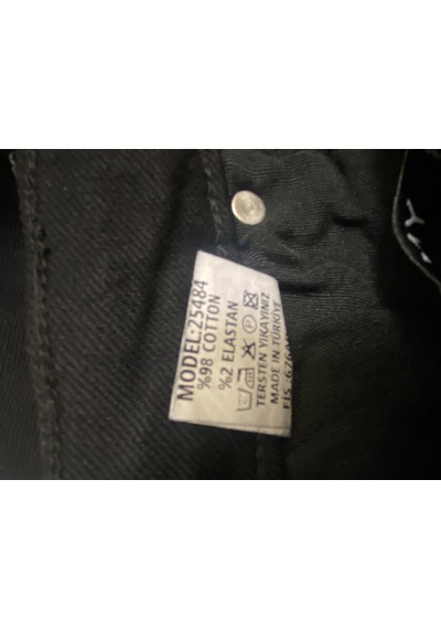 Ymr Moda Siyah Kemerli Kesik Z R Model Palazzo Kadın Jeans 25484