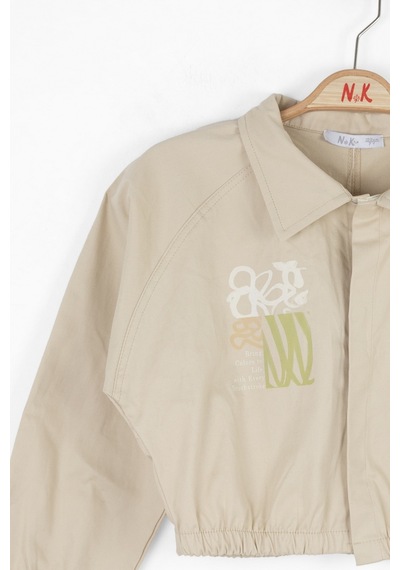 Nk Kids 38514 Kız Çocuk Vizon Brush Ceket Vizon