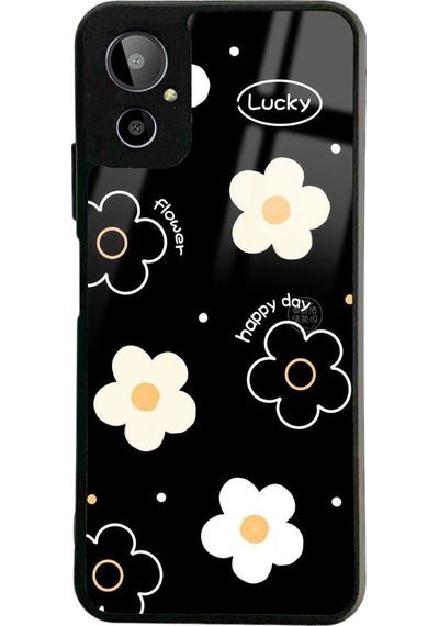 Gm 23 Se Lucky Happy Day Tasarımlı Glossy Telefon Kılıfı Siyah
