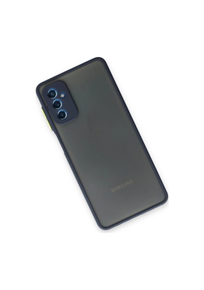 Cosmotex Newface Samsung Galaxy Uyumlu  M52 5g Kılıf Montreal Silikon Kapak - Lacivert