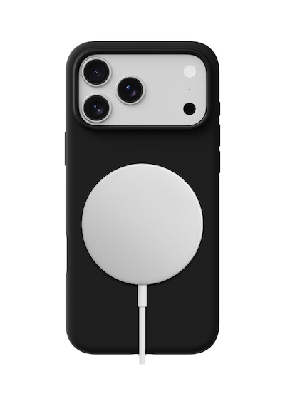 Buff Apple iPhone Uyumlu 18 Pro /17 Pro Magsafe Rubber Fit Kılıf Black Siyah