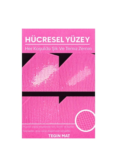 Dacia Spring 2021 2025 Access Uyumlu Eva Oto Paspas Pembe Metal Topukluklu Tam Set